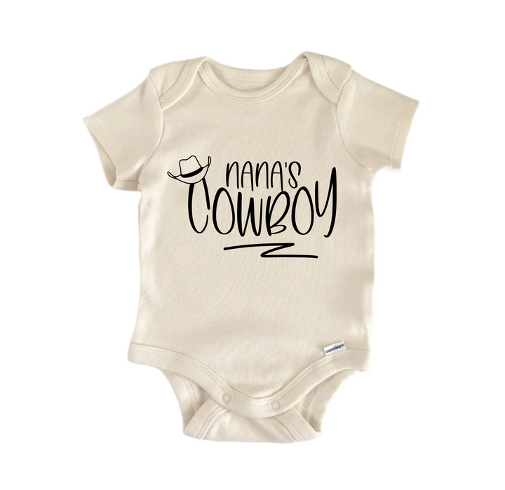 Nana's Cowboy - Baby Boy Girl Clothes Infant Bodysuit Funny Cute Newborn