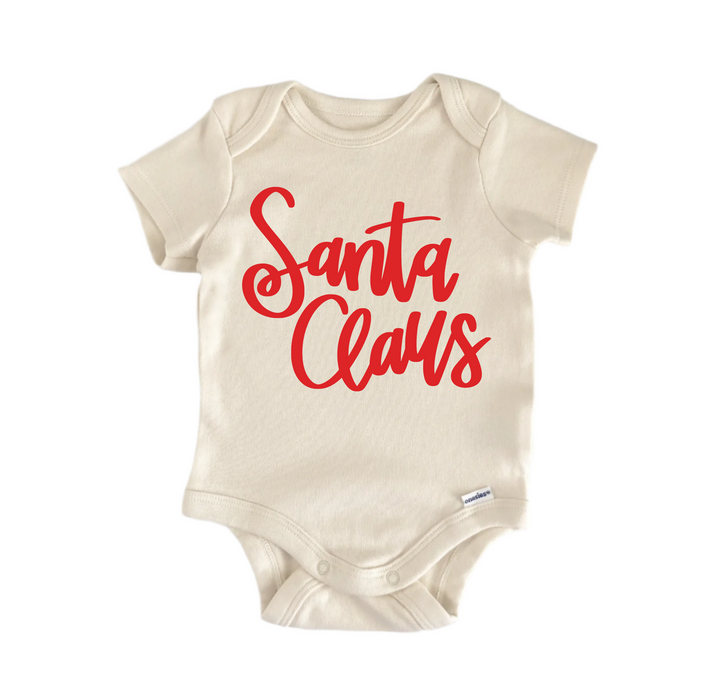 Santa Claus Christmas -  Baby Boy Girl Clothes  Bodysuit Funny Cute