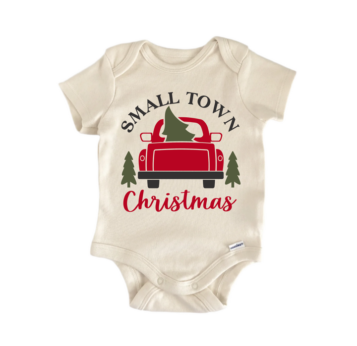 Small Town Christmas - Baby Boy Girl Clothes  Bodysuit Funny Cute