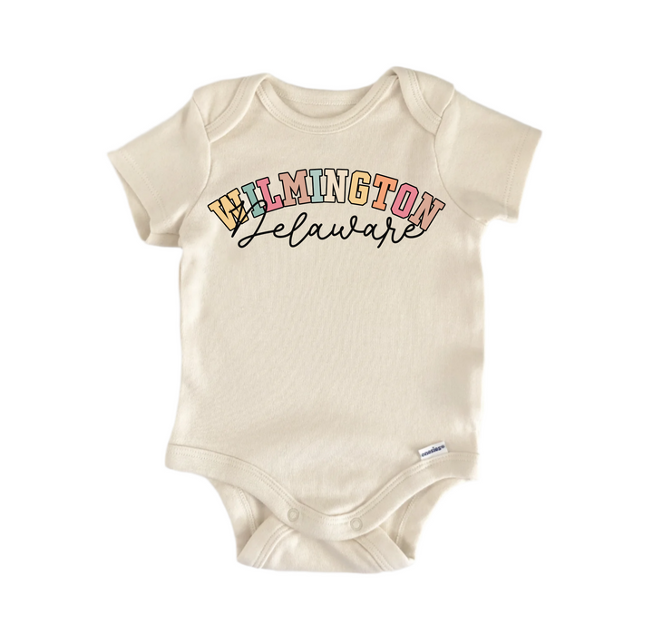 Wilmington  Delaware -  Baby Boy Girl Clothes  Bodysuit Funny Cute