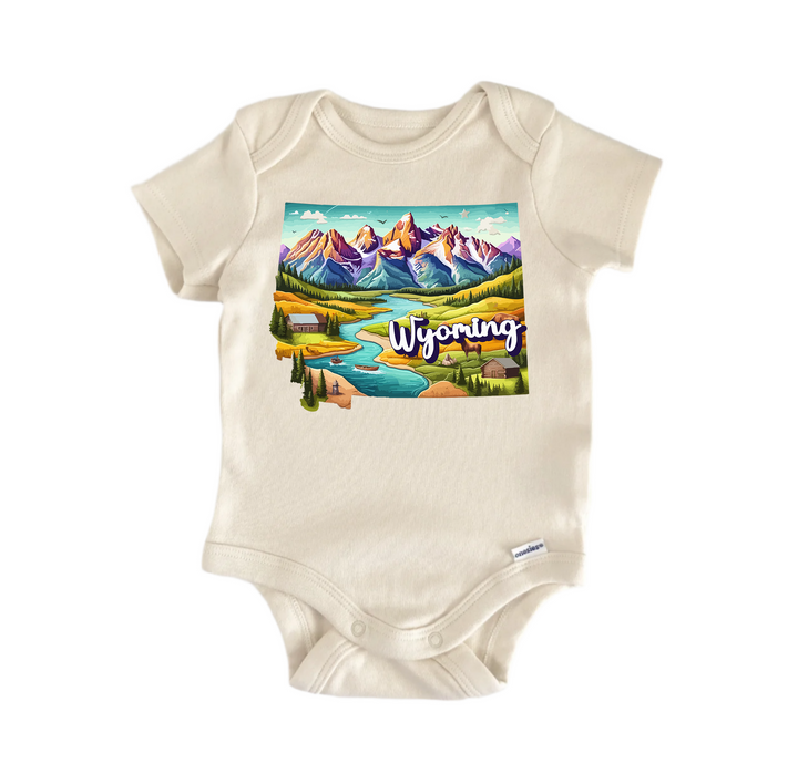 Wyoming - Baby Boy Girl Clothes Infant Bodysuit Funny Cute