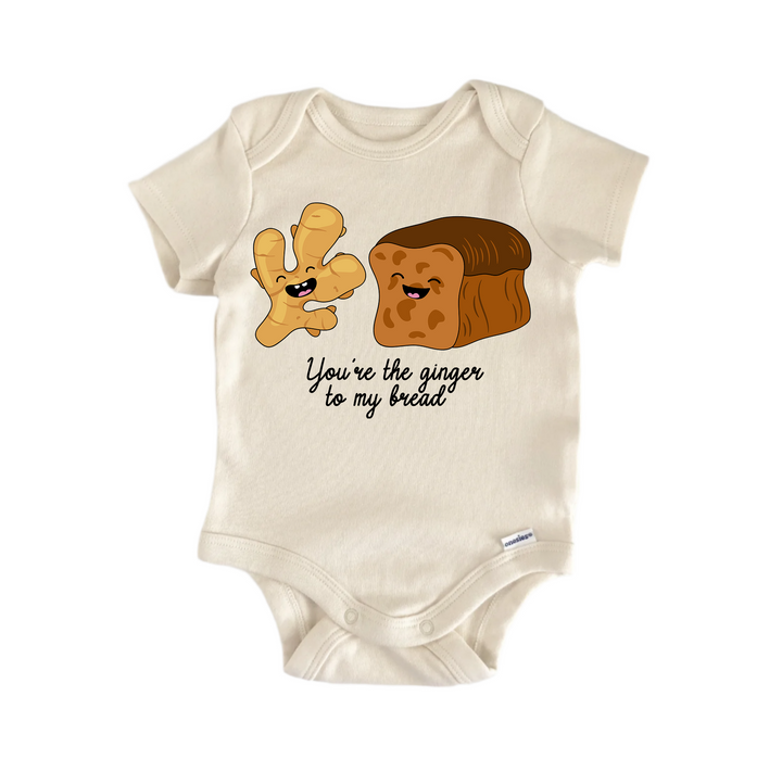 You're The Ginger To My Bread Valentines -  Baby Boy Girl Clothes  Bodysuit Funny Cute