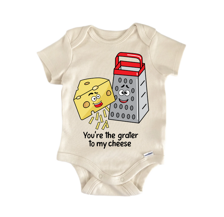 You're The Grater To My Cheese Valentines -  Baby Boy Girl Clothes  Bodysuit Funny Cute