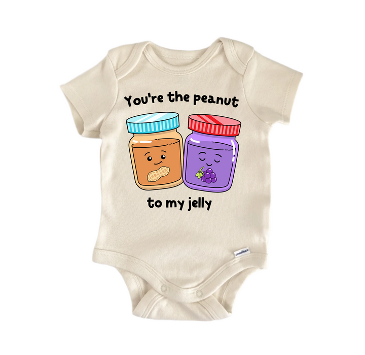 You're The Peanut To My Jelly Valentines -  Baby Boy Girl Clothes  Bodysuit Funny Cute