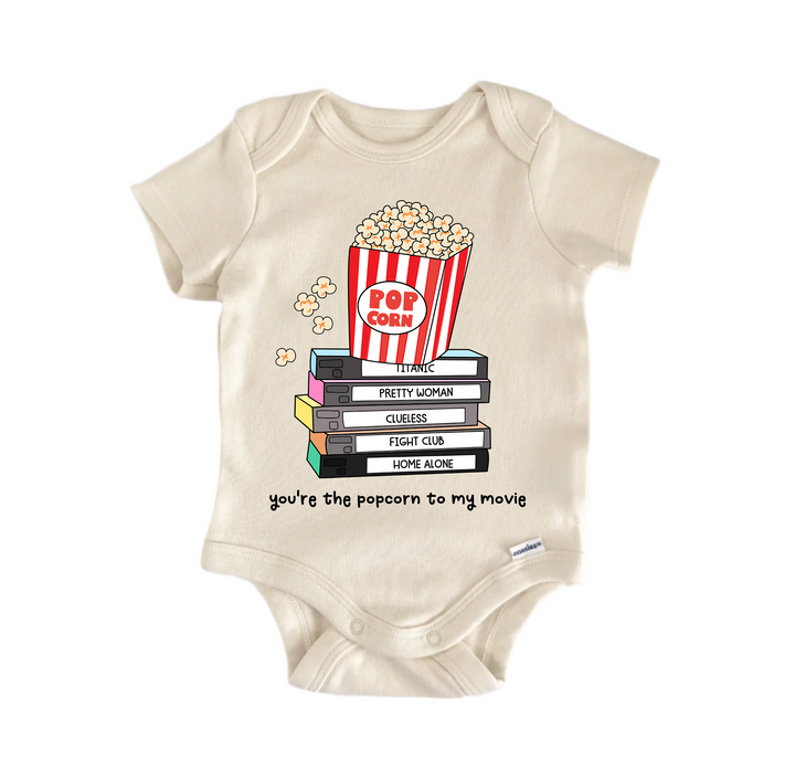 You're The Popcorn To My Movie Valentines -  Baby Boy Girl Clothes  Bodysuit Funny Cute