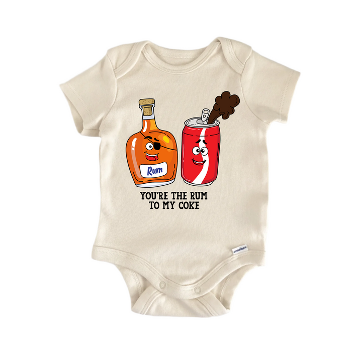 You're The Rum To My Coke Valentines -  Baby Boy Girl Clothes  Bodysuit Funny Cute