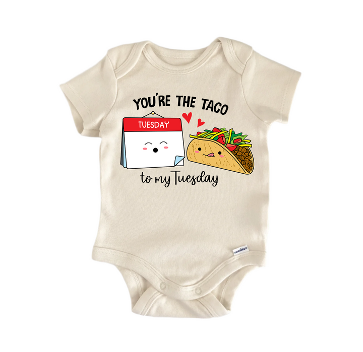 You're The Taco To My Tuesday Valentines -  Baby Boy Girl Clothes  Bodysuit Funny Cute