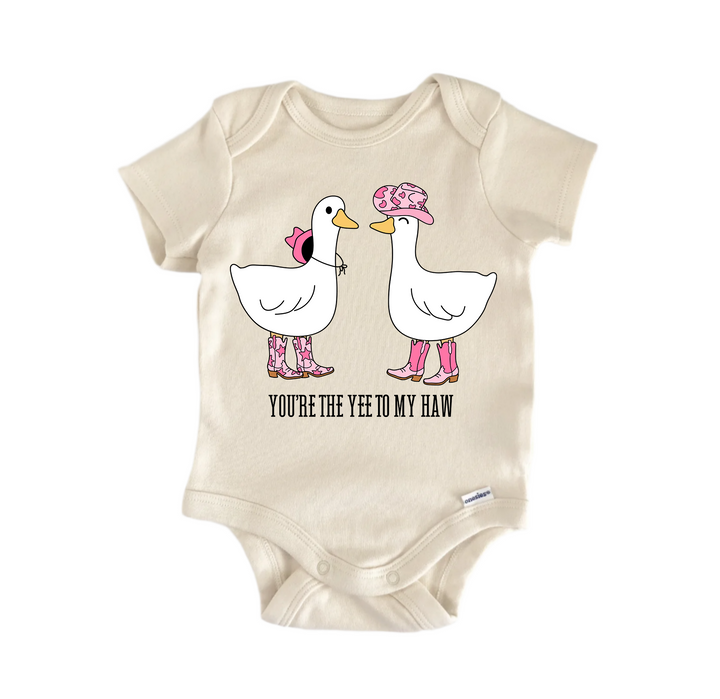 You're The Yee To My Haw Valentines -  Baby Boy Girl Clothes  Bodysuit Funny Cute