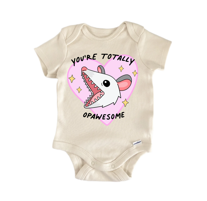 You're ToTally Opawesome Valentine -  Baby Boy Girl Clothes  Bodysuit Funny Cute