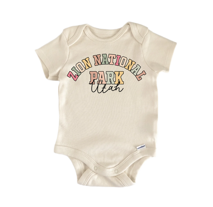 Zion National Park  Utah -  Baby Boy Girl Clothes  Bodysuit Funny Cute