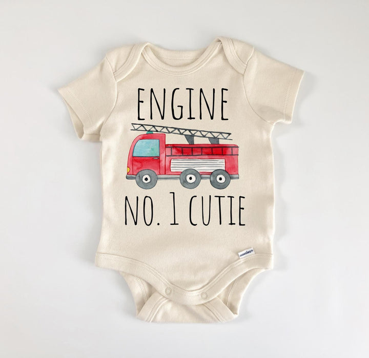 Firefighter Fireman - Baby Boy Girl Clothes Infant Bodysuit Funny Cute Newborn