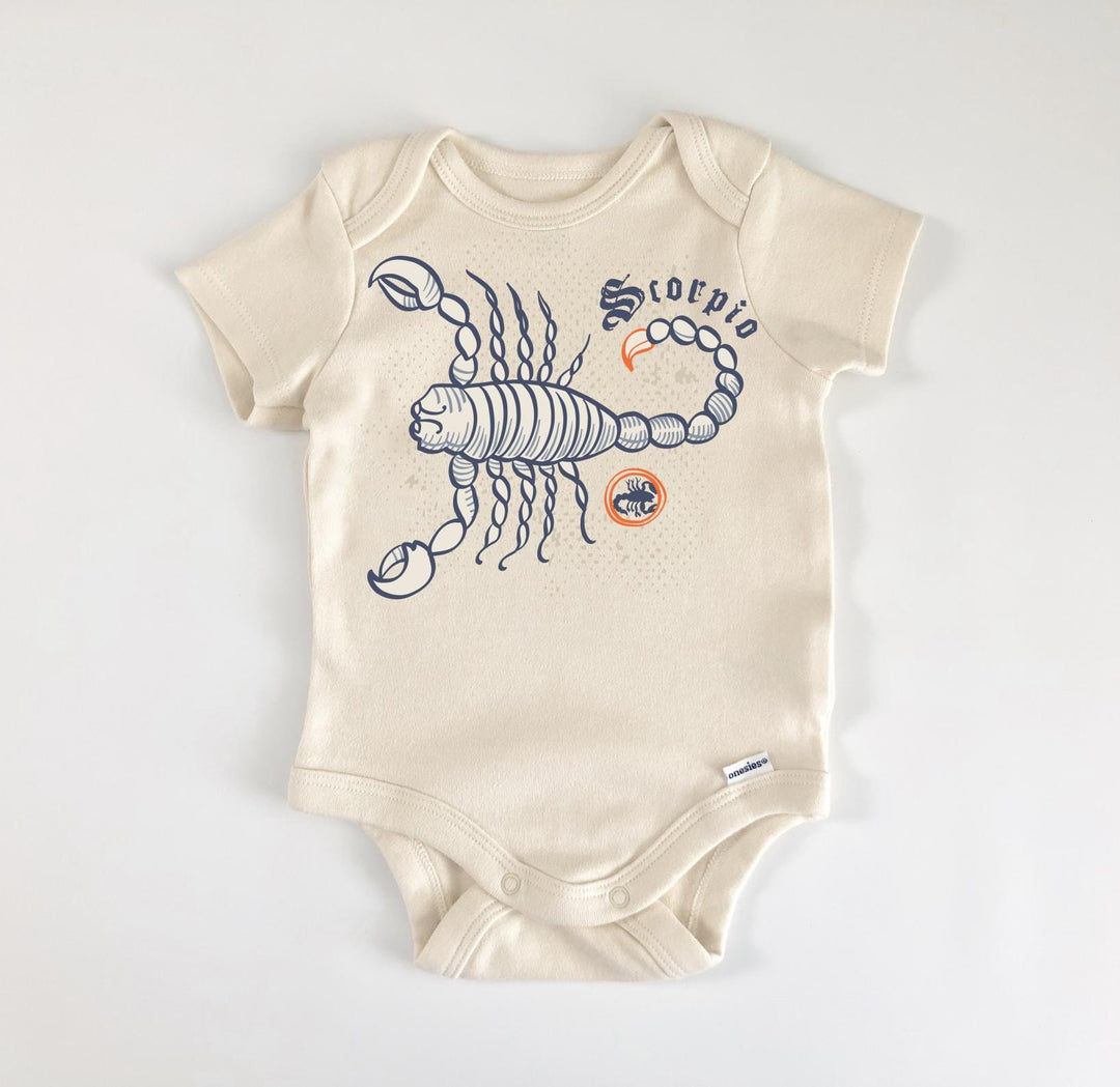 Scorpio Zodiac Constellation - Baby Boy Girl Clothes Infant Bodysuit Funny Cute