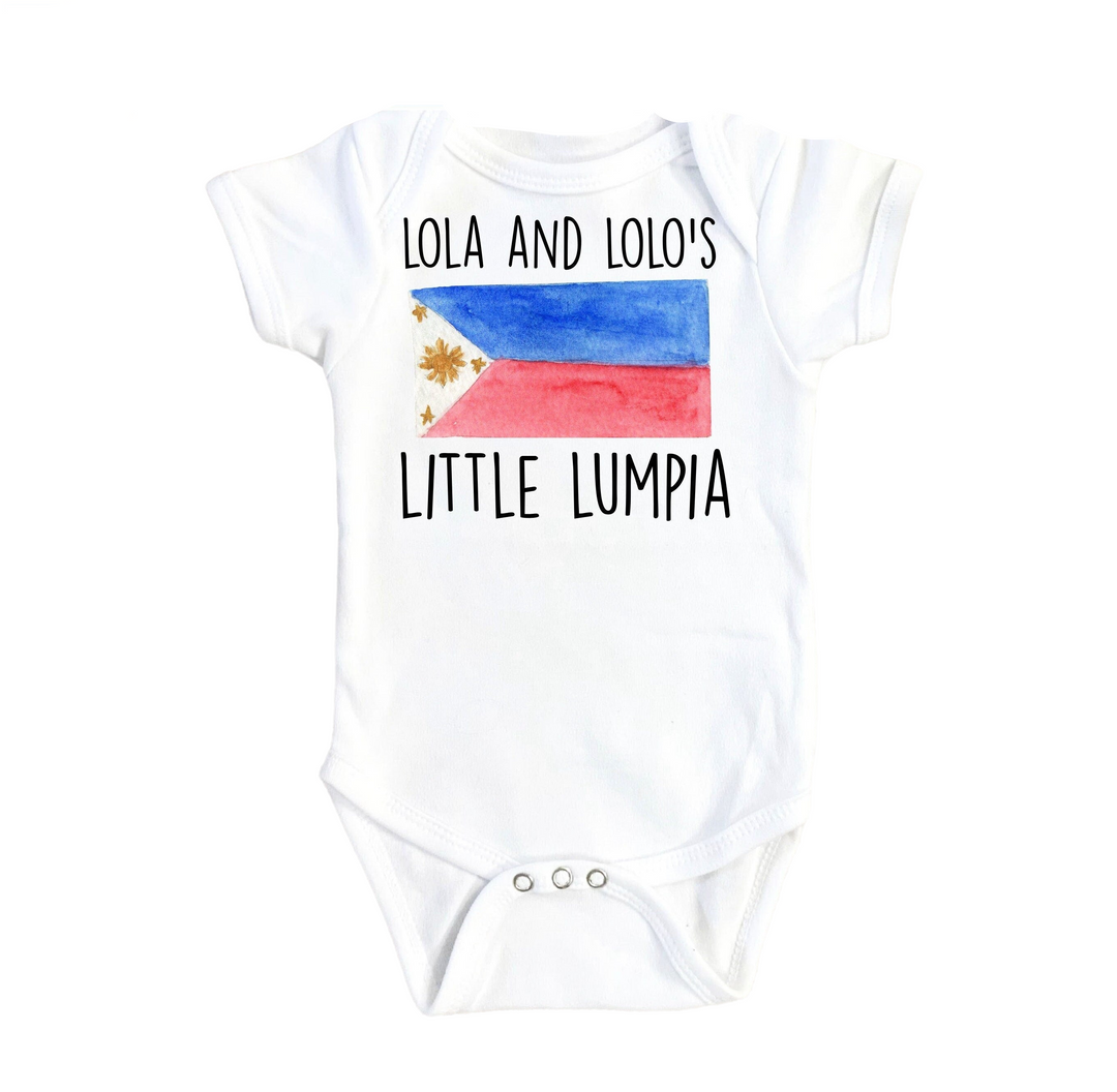 a white bodysuit with the words lola and lolo's on it