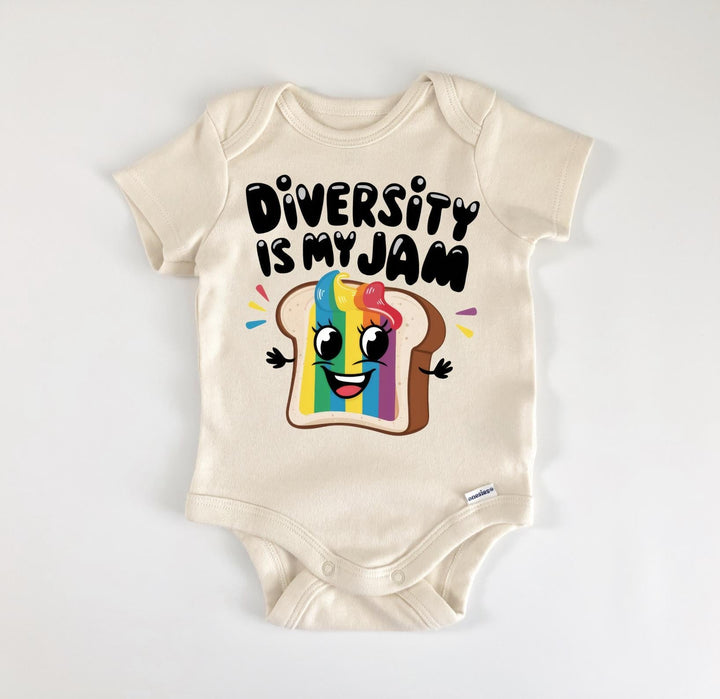 Lgbtq Diversity Jam - Baby Boy Girl Clothes Infant Bodysuit Funny Cute Newborn