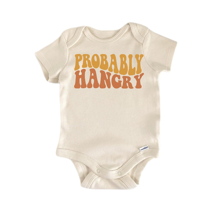 Hangry Hungry - Ropa para bebé niño niña Body para bebé Divertido Lindo Recién Nacido 