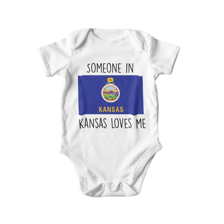 Kansas - Baby Boy Girl Clothes Infant Bodysuit Funny Cute Newborn