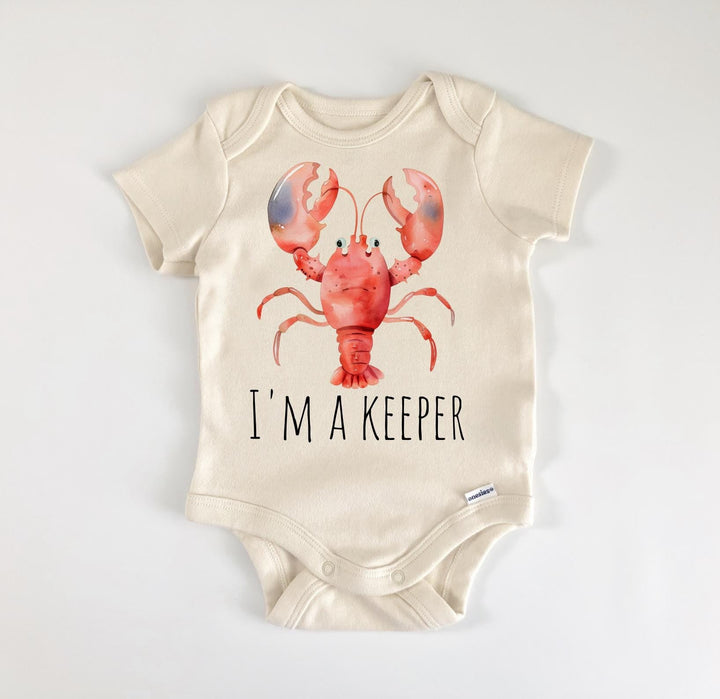 Lobster Seafood - Baby Boy Girl Clothes Infant Bodysuit Funny Cute Newborn