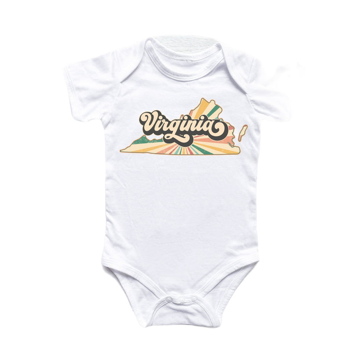 Virginia - Baby Boy Girl Clothes Infant Bodysuit Funny Cute Newborn