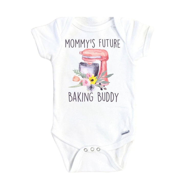 Baking Buddy Mommy - Baby Boy Girl Clothes Infant Bodysuit Funny Cute Newborn Onesie