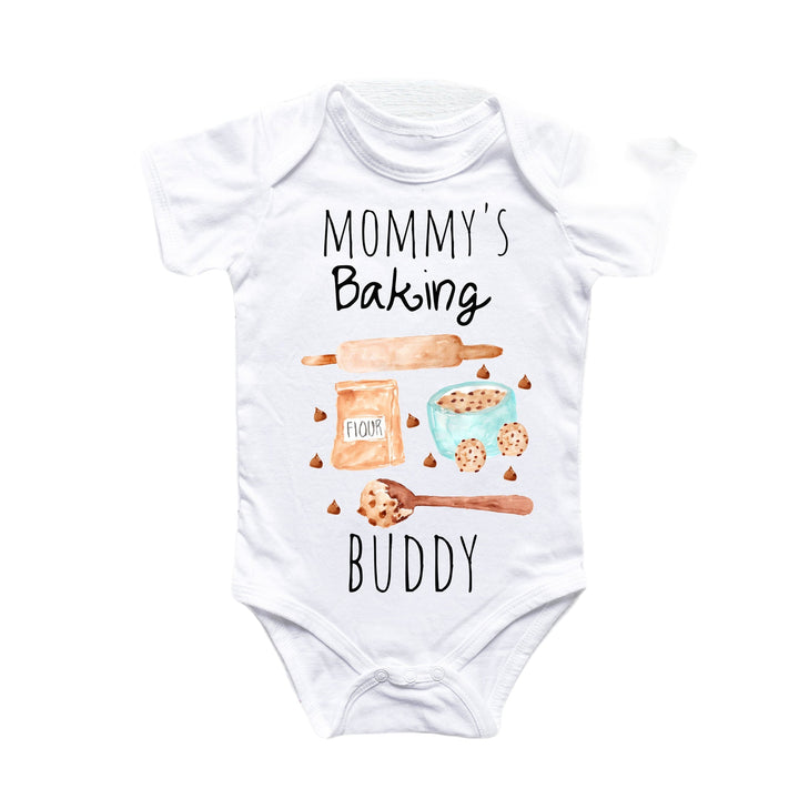 Baking Cookie Mommy - Baby Boy Girl Clothes Infant Bodysuit Funny Cute Newborn Onesie