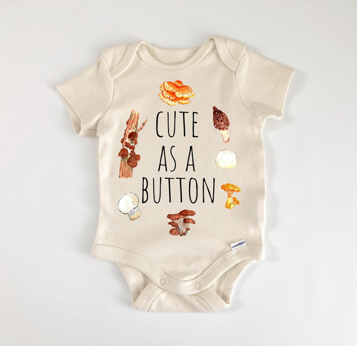 Mushroom Fungi Forager - Baby Boy Girl Clothes Infant Bodysuit Funny Cute Newborn