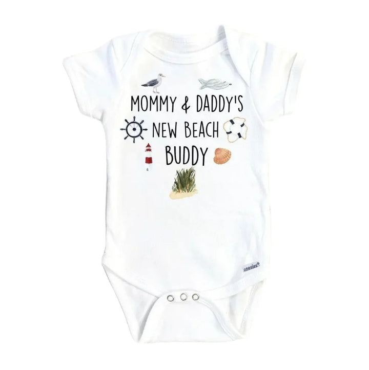 Beach Buddy Icons - Baby Boy Girl Clothes Infant Bodysuit Funny Cute Newborn Onesie