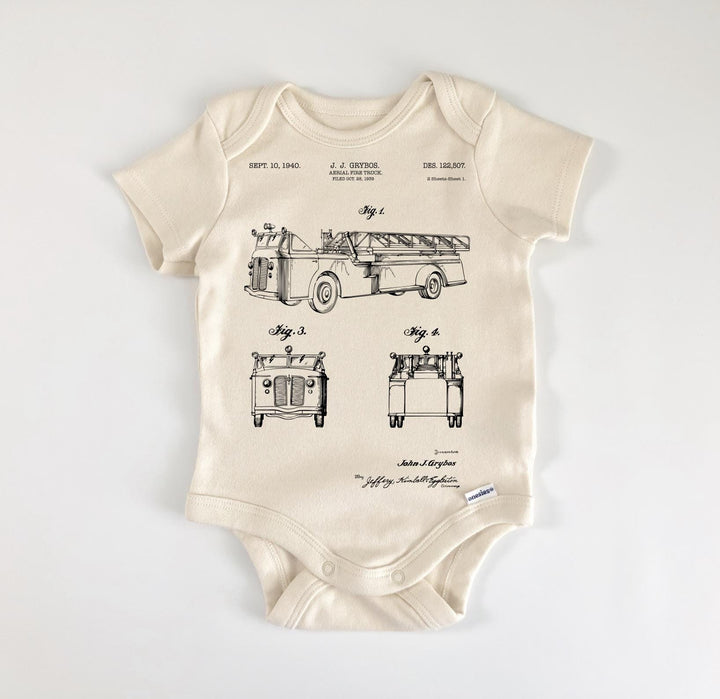 Firefighter Fireman - Baby Boy Girl Clothes Infant Bodysuit Funny Cute Newborn