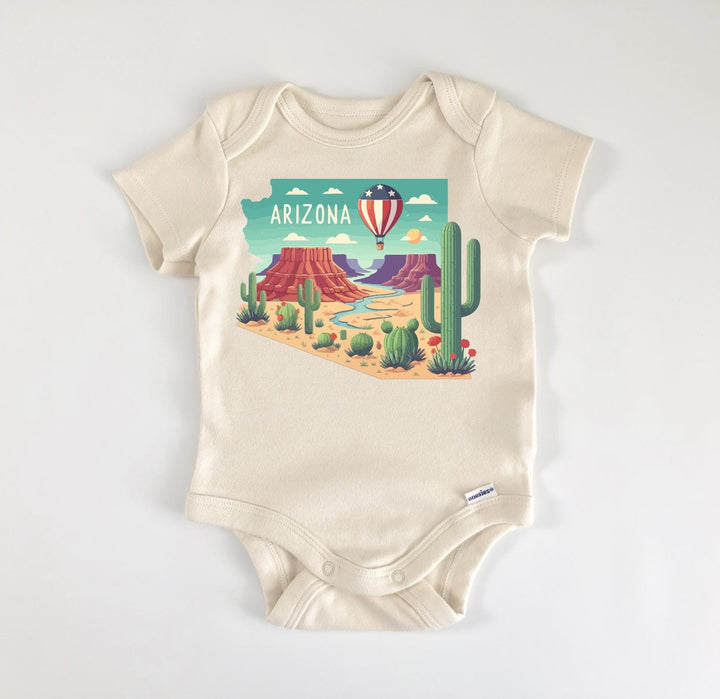 Arizona - Ropa para bebé niño niña Body para bebé Divertido Lindo Recién Nacido