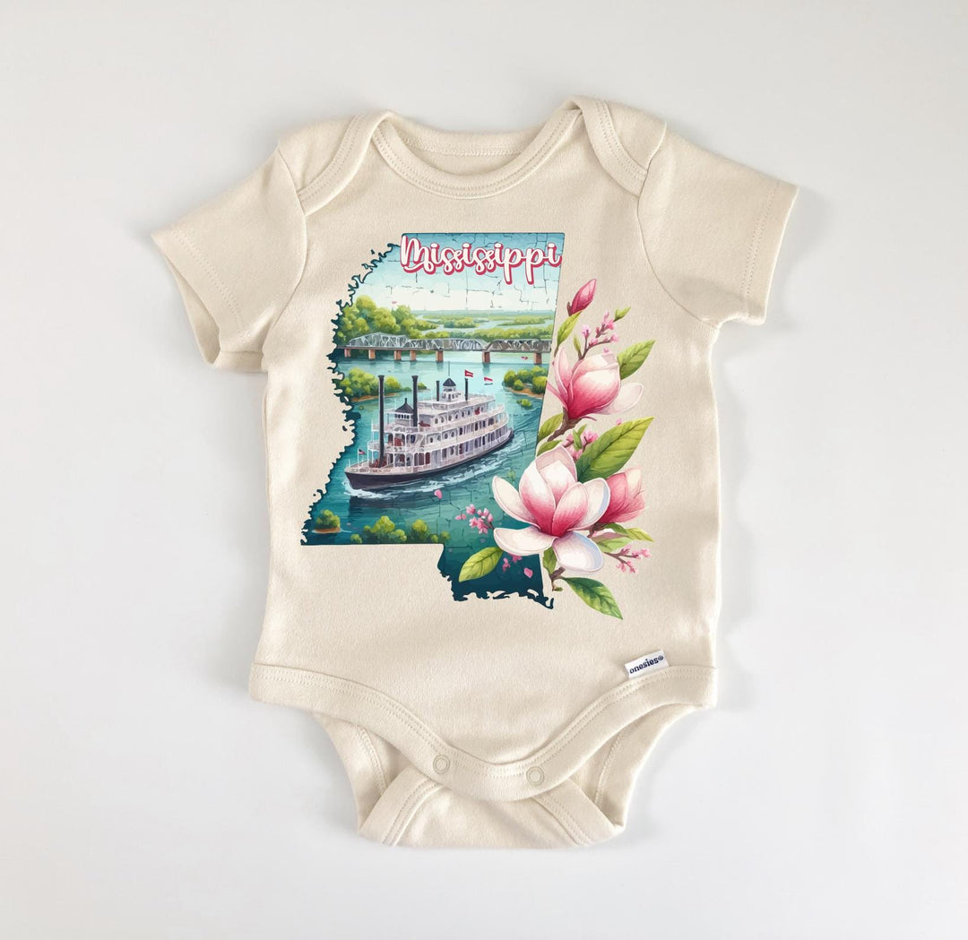 Mississippi - Baby Boy Girl Clothes Infant Bodysuit Funny Cute Newborn