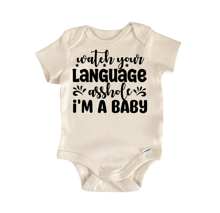 a baby bodysuit that says, i'm a baby