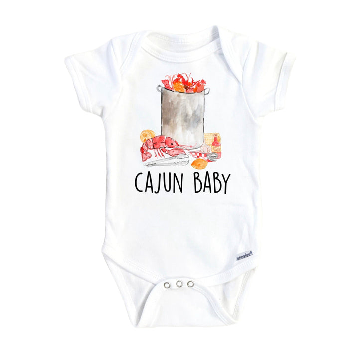 Cajun Baby Pot- Boy Girl Clothes Infant Bodysuit Funny Cute Newborn Onesie