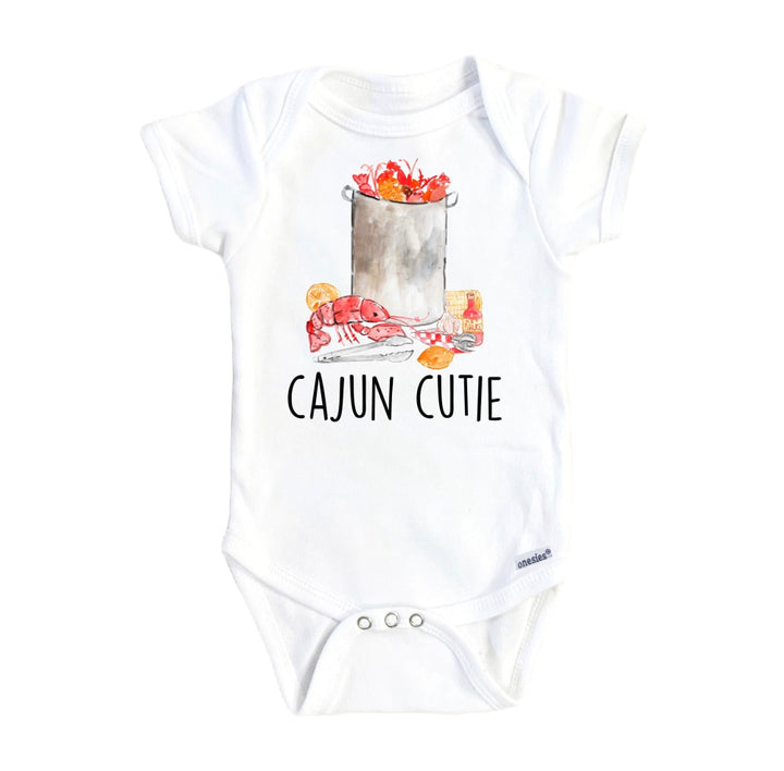 Cajun Cutie - Baby Boy Girl Clothes Infant Bodysuit Funny Cute Newborn Onesie