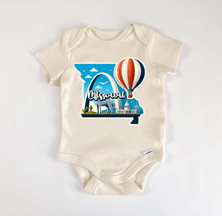 Missouri  - Baby Boy Girl Clothes Infant Bodysuit Funny Cute Newborn