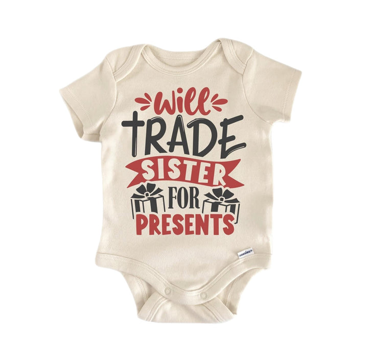 Trade Brother Christmas - Baby Boy Girl Clothes Infant Bodysuit Funny Cute Newborn