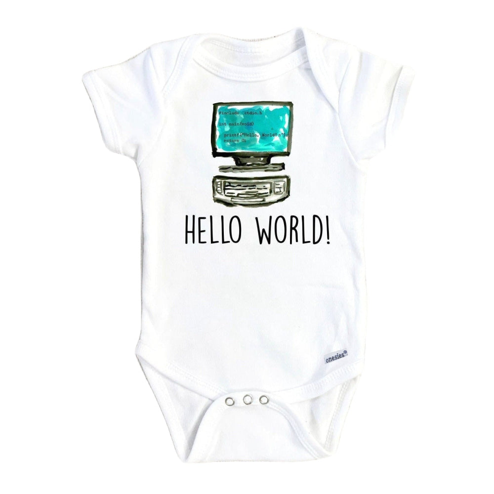 Computer - Baby Boy Girl Clothes Infant Bodysuit Funny Cute Newborn Onesie