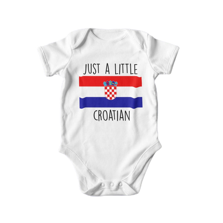 Croatia - Baby Boy Girl Clothes Infant Bodysuit Funny Cute Newborn