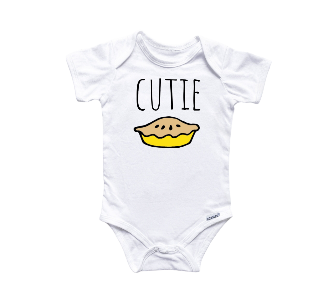 Cutie Pie Baking - Baby Boy Girl Clothes Infant Bodysuit Funny Cute Newborn Onesie