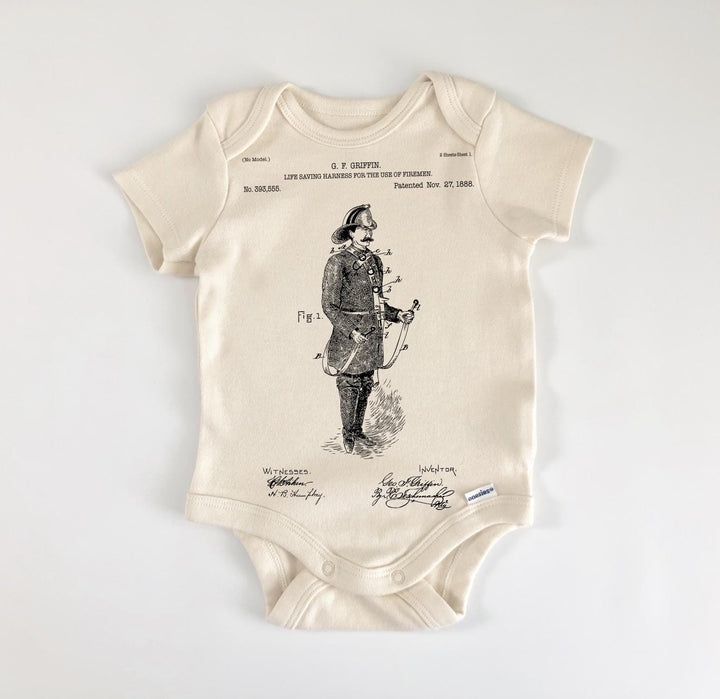 Firefighter Fireman - Baby Boy Girl Clothes Infant Bodysuit Funny Cute Newborn