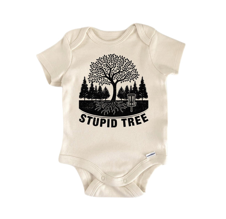 Disc Golf Tree - Baby Boy Girl Clothes Infant Bodysuit Funny Cute Newborn