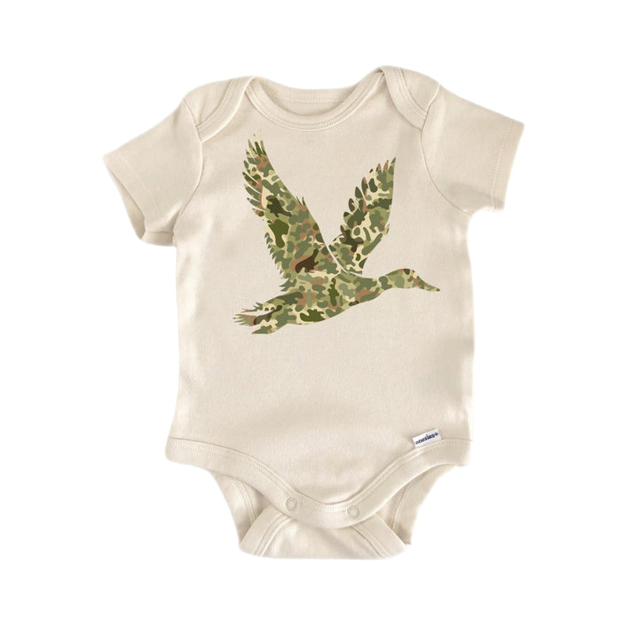 Ropa de camuflaje para caza de patos: mono infantil divertido y lindo para recién nacidos 