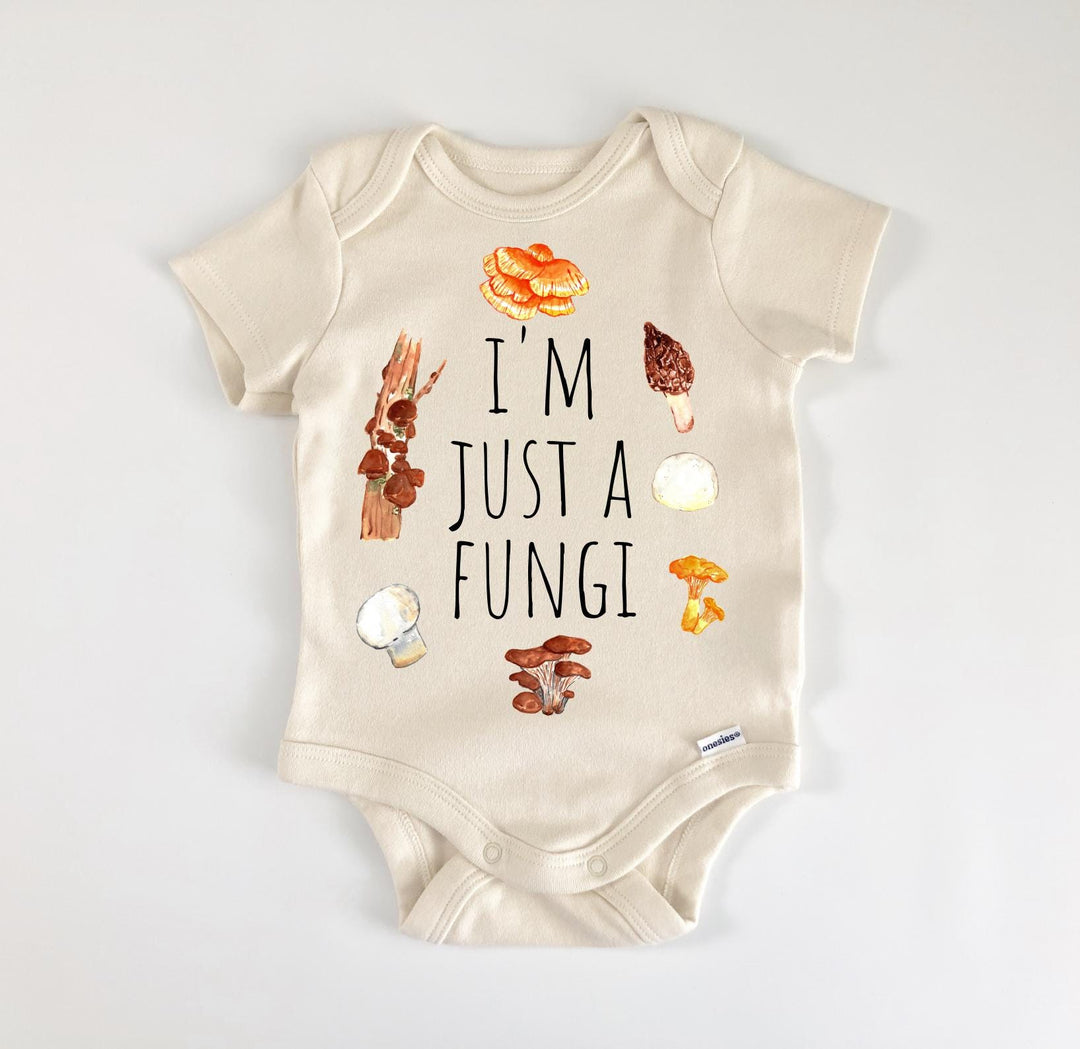 Mushroom Fungi Forager - Baby Boy Girl Clothes Infant Bodysuit Funny Cute Newborn