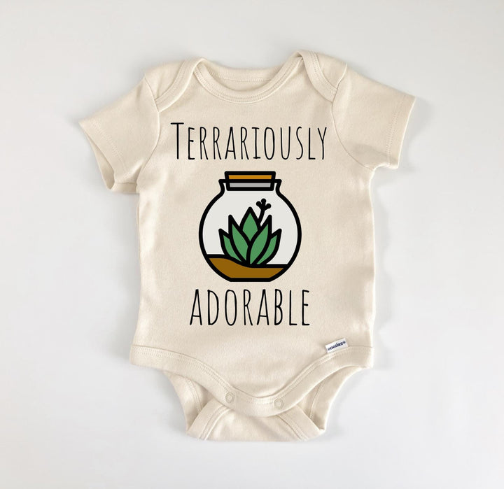 Terrarium Plant - Baby Boy Girl Clothes Infant Bodysuit Funny Cute