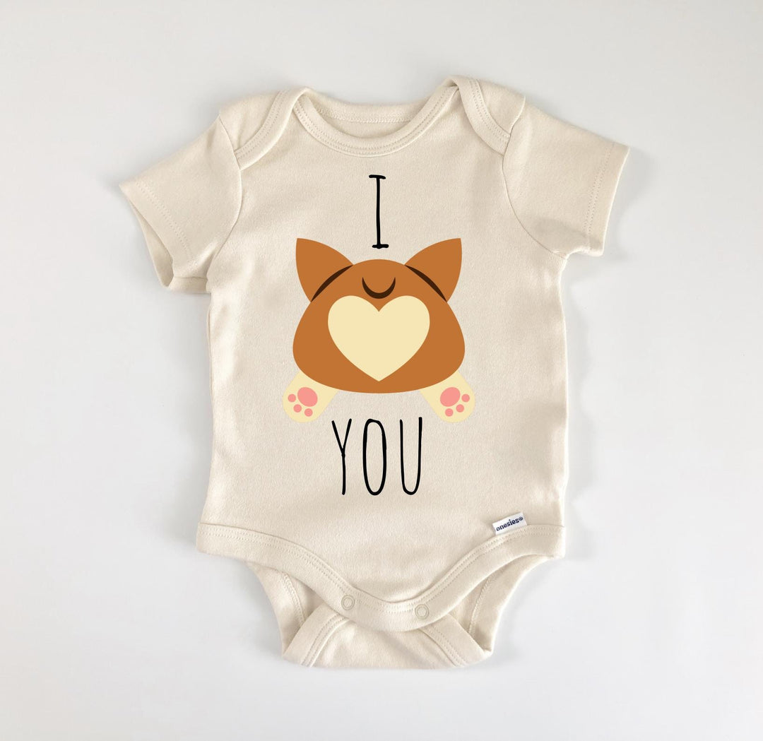 Corgi Dog Love - Baby Boy Girl Clothes Infant Bodysuit Funny Cute Newborn