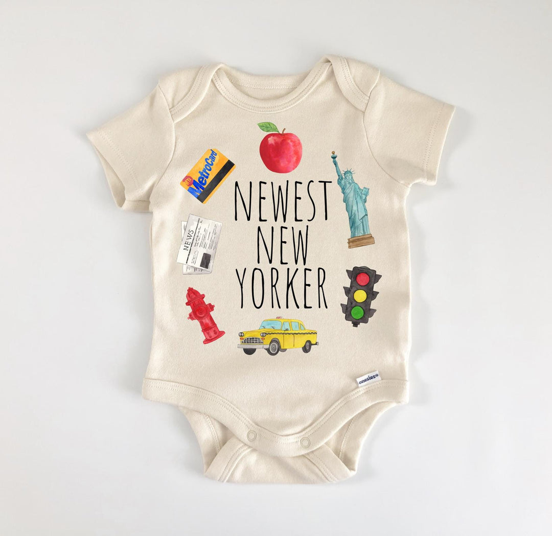 New York City Ny - Baby Boy Girl Clothes Infant Bodysuit Funny Cute Newborn