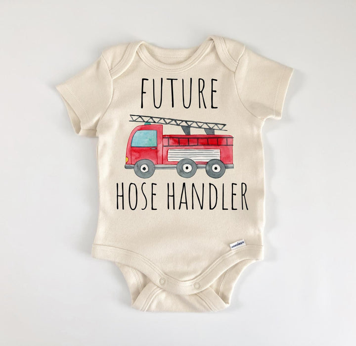 Firefighter Fireman - Baby Boy Girl Clothes Infant Bodysuit Funny Cute Newborn