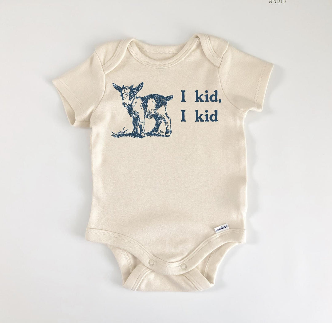 Goat Farm Animal - Baby Boy Girl Clothes Infant Bodysuit Funny Cute Newborn