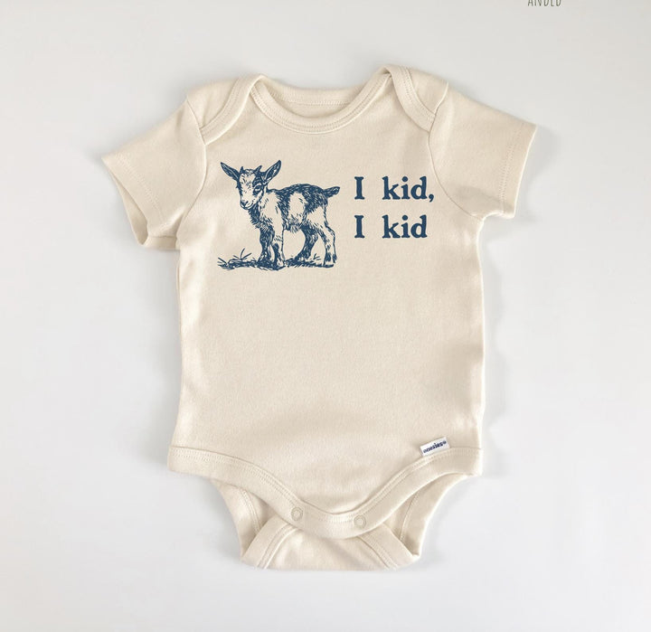 Goat Farm Animal - Baby Boy Girl Clothes Infant Bodysuit Funny Cute Newborn