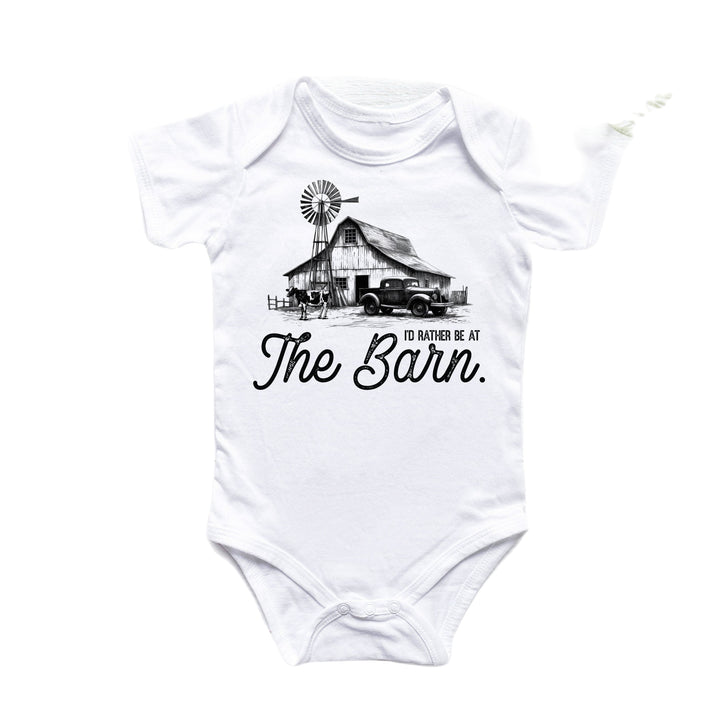 Farm Barn Farmer - Baby Boy Girl Clothes Infant Bodysuit Funny Cute Newborn