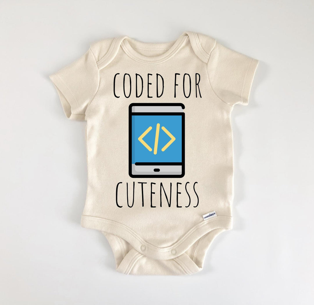 Mobile Coding App Coder - Baby Boy Girl Clothes Infant Bodysuit Funny Cute