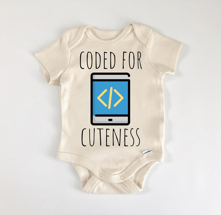 Mobile Coding App Coder - Baby Boy Girl Clothes Infant Bodysuit Funny Cute